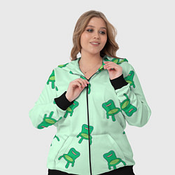 Женский 3D-костюм Froggy crossing, цвет: 3D-черный — фото 2