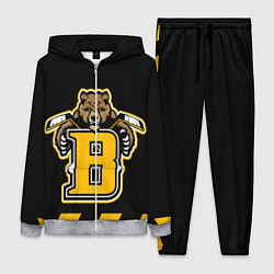 Женский 3D-костюм BOSTON BRUINS, цвет: 3D-меланж