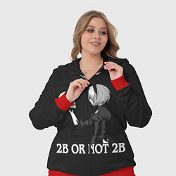 Женский 3D-костюм 2B OR NOT 2B, цвет: 3D-красный — фото 2