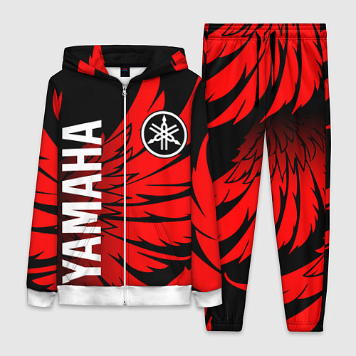 Женский костюм YAMAHA ЯМАХА МОТОСПОРТ / 3D-Белый – фото 1