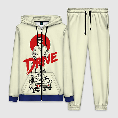 Женский костюм Драйв / 3D-Синий – фото 1