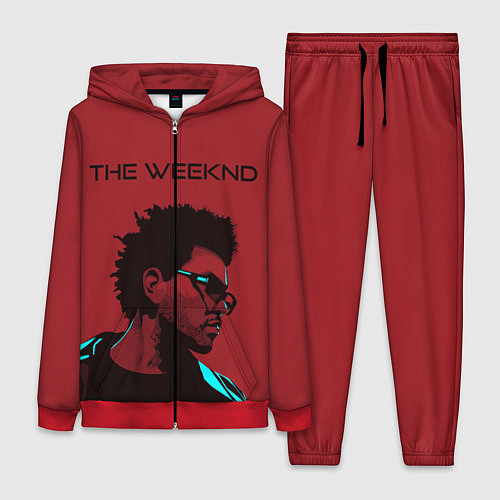 Женский костюм The weeknd / 3D-Красный – фото 1