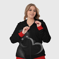 Женский 3D-костюм Сердце, цвет: 3D-красный — фото 2
