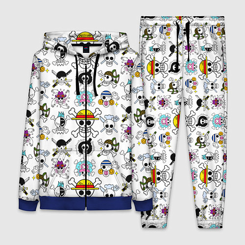 Женский костюм Веселые Роджеры пиратов Соломенной Шляпы / 3D-Синий – фото 1