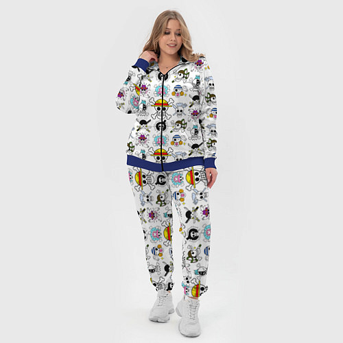 Женский костюм Веселые Роджеры пиратов Соломенной Шляпы / 3D-Синий – фото 4