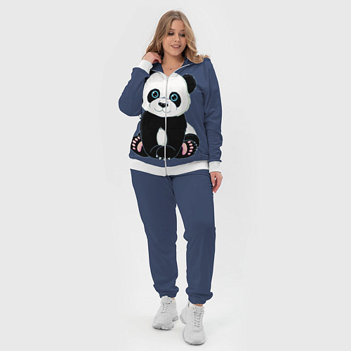 Женский костюм Милая Панда Sweet Panda / 3D-Белый – фото 4