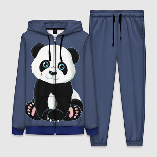 Женский костюм Милая Панда Sweet Panda / 3D-Синий – фото 1