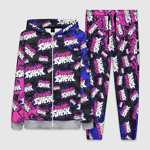 Женский костюм FRIDAY NIGHT FUNKIN ЛОГОБОМБИН / 3D-Меланж – фото 1