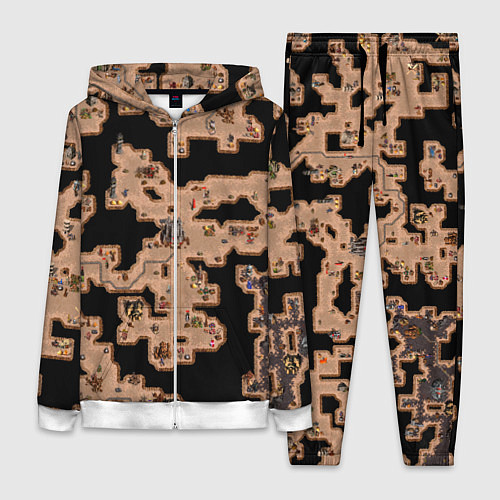 Женский костюм Heroes III Dungeon Map / 3D-Белый – фото 1