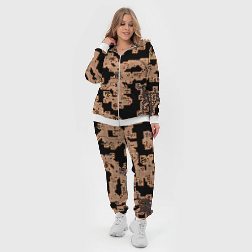 Женский костюм Heroes III Dungeon Map / 3D-Белый – фото 4