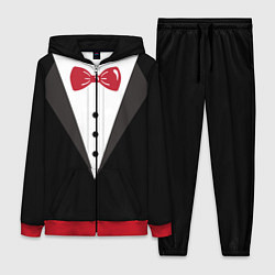 Женский 3D-костюм Смокинг, цвет: 3D-красный