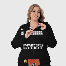 Женский 3D-костюм Press start, цвет: 3D-черный — фото 2