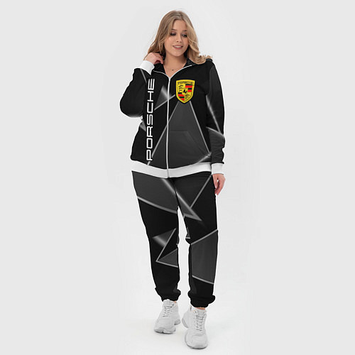 Женский костюм Порше Porsche / 3D-Белый – фото 4