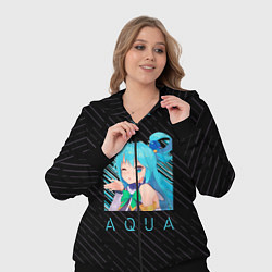 Женский 3D-костюм Аква Aqua Коносуба KonoSuba, цвет: 3D-черный — фото 2