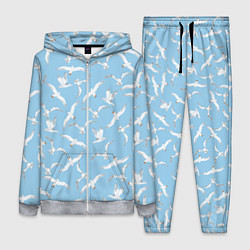 Женский костюм Чайки в небе паттерн