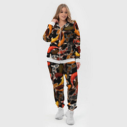 Женский 3D-костюм Карпы кои Японские карпы, цвет: 3D-белый — фото 2