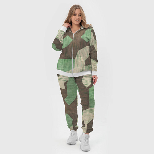 Женский костюм Камуфляж хаки армейский / 3D-Белый – фото 4