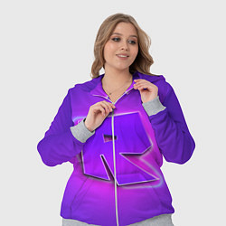 Женский 3D-костюм ROBLOX NEON LOGO РОБЛОКС, цвет: 3D-меланж — фото 2