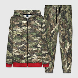 Женский 3D-костюм Именной камуфляж Миша, цвет: 3D-красный