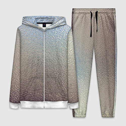 Женский костюм Металликскин / 3D-Белый – фото 1