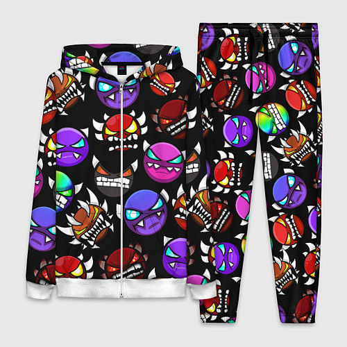 Женский костюм Geometry Dash: Demons Squad / 3D-Белый – фото 1