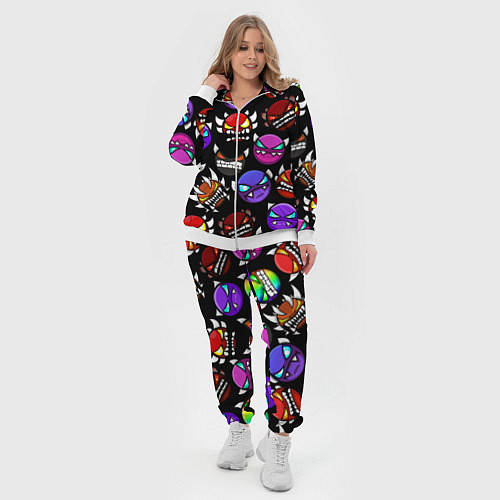 Женский костюм Geometry Dash: Demons Squad / 3D-Белый – фото 4