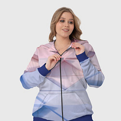 Женский 3D-костюм Треугольники для тебя, цвет: 3D-синий — фото 2