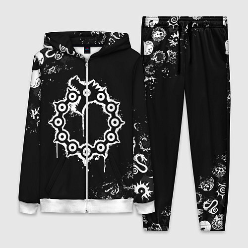 Женский костюм 7 СМЕРТНЫХ ГРЕХОВ МЕЛОДИАС СИМВОЛ ДРАКОН / 3D-Белый – фото 1