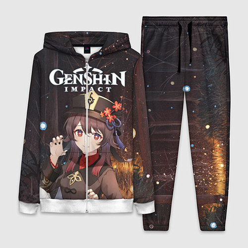 Женский костюм Hu Tao / 3D-Белый – фото 1