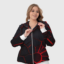 Женский 3D-костюм Адские 3D плиты 3Д геометрия плиты, цвет: 3D-белый — фото 2