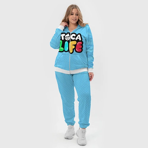 Женский костюм Toca Life: Logo / 3D-Белый – фото 4