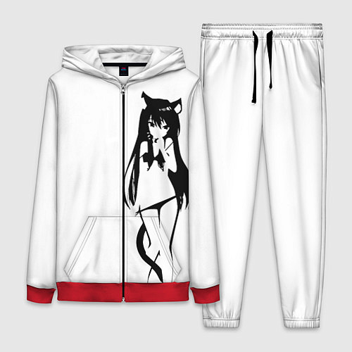 Женский костюм Чб Неко в лифчике / 3D-Красный – фото 1