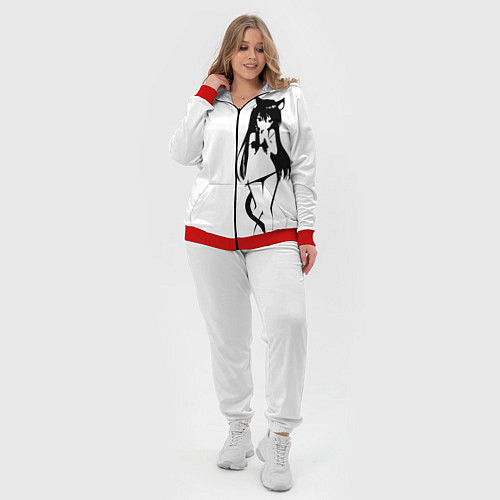 Женский костюм Чб Неко в лифчике / 3D-Красный – фото 4