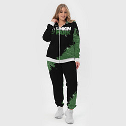 Женский 3D-костюм Линкин Парк в стиле Гранж Linkin Park, цвет: 3D-белый — фото 2