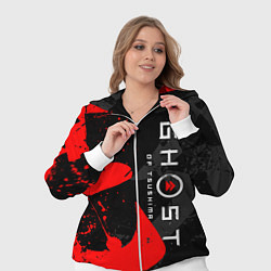 Женский 3D-костюм GHOST OF TSUSHIMA ПРИЗРАК ЦУСИМЫ, цвет: 3D-белый — фото 2