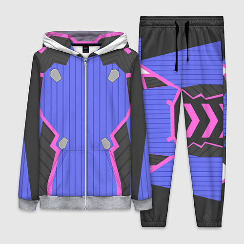 Женский костюм НЕОНОВЫЙ КОСТЮМ БРОНЯ УНИСЕКС / 3D-Меланж – фото 1