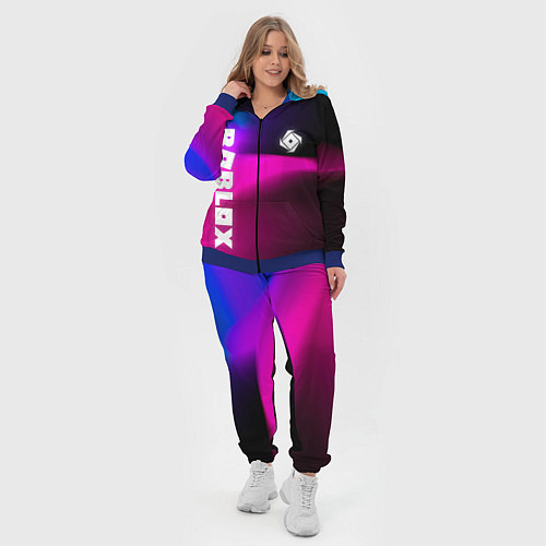 Женский костюм Роблокс лого х эмблема / 3D-Синий – фото 4