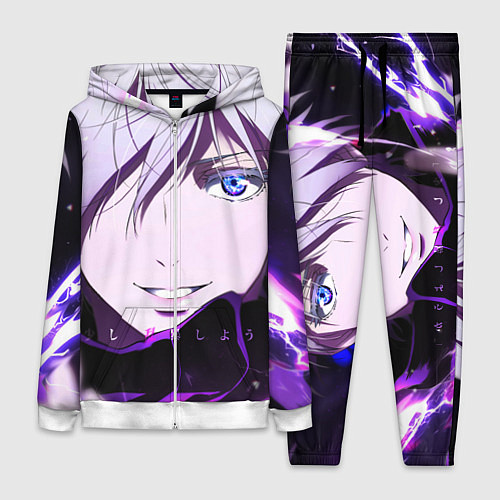 Женский костюм Сатору Гото кастует заклинание / 3D-Белый – фото 1