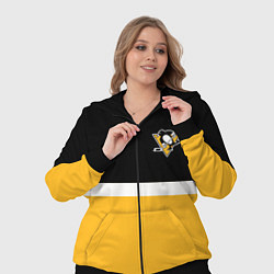 Женский 3D-костюм Питтсбург Пингвинз НХЛ, цвет: 3D-черный — фото 2