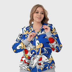 Женский 3D-костюм SONIC ПАТТЕРН СОНИК, цвет: 3D-меланж — фото 2