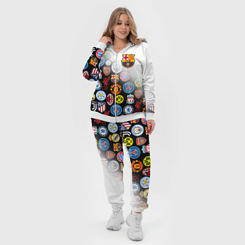 Женский костюм FC BARCELONA LOGOBOMBING / 3D-Белый – фото 4