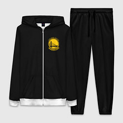 Женский 3D-костюм GOLDEN STATE WARRIORS BLACK STYLE, цвет: 3D-белый