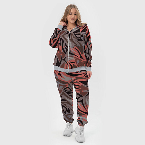 Женский костюм Абстракция Энергия / 3D-Меланж – фото 4