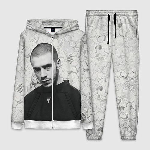 Женский костюм Опасный Хаски / 3D-Белый – фото 1