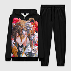 Женский костюм Чжун Ли в цветах Genshin impact