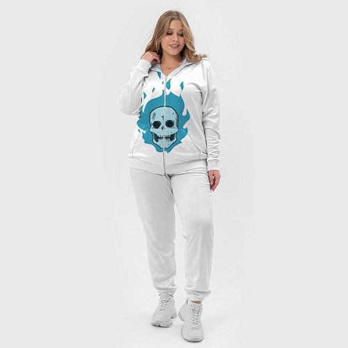 Женский костюм Череп Cute Angel парный / 3D-Белый – фото 4
