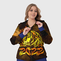 Женский 3D-костюм Хищник Тигр 2022, цвет: 3D-синий — фото 2