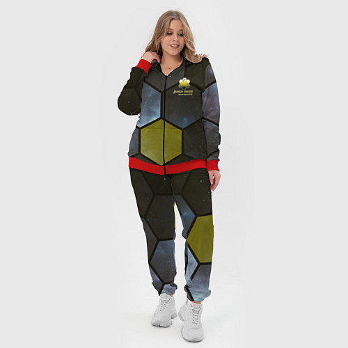 Женский костюм JWST space cell theme / 3D-Красный – фото 4