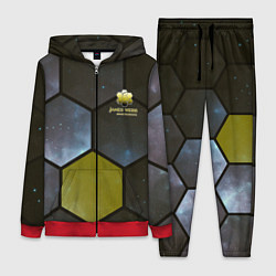 Женский 3D-костюм JWST space cell theme, цвет: 3D-красный