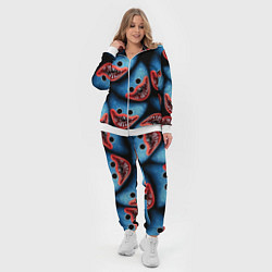 Женский 3D-костюм POPPY PLAYTIME ХАГИ ВАГИ ЛИЦО МОНСТРА, цвет: 3D-белый — фото 2